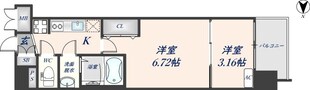 スプランディッド荒本駅前DUEの物件間取画像